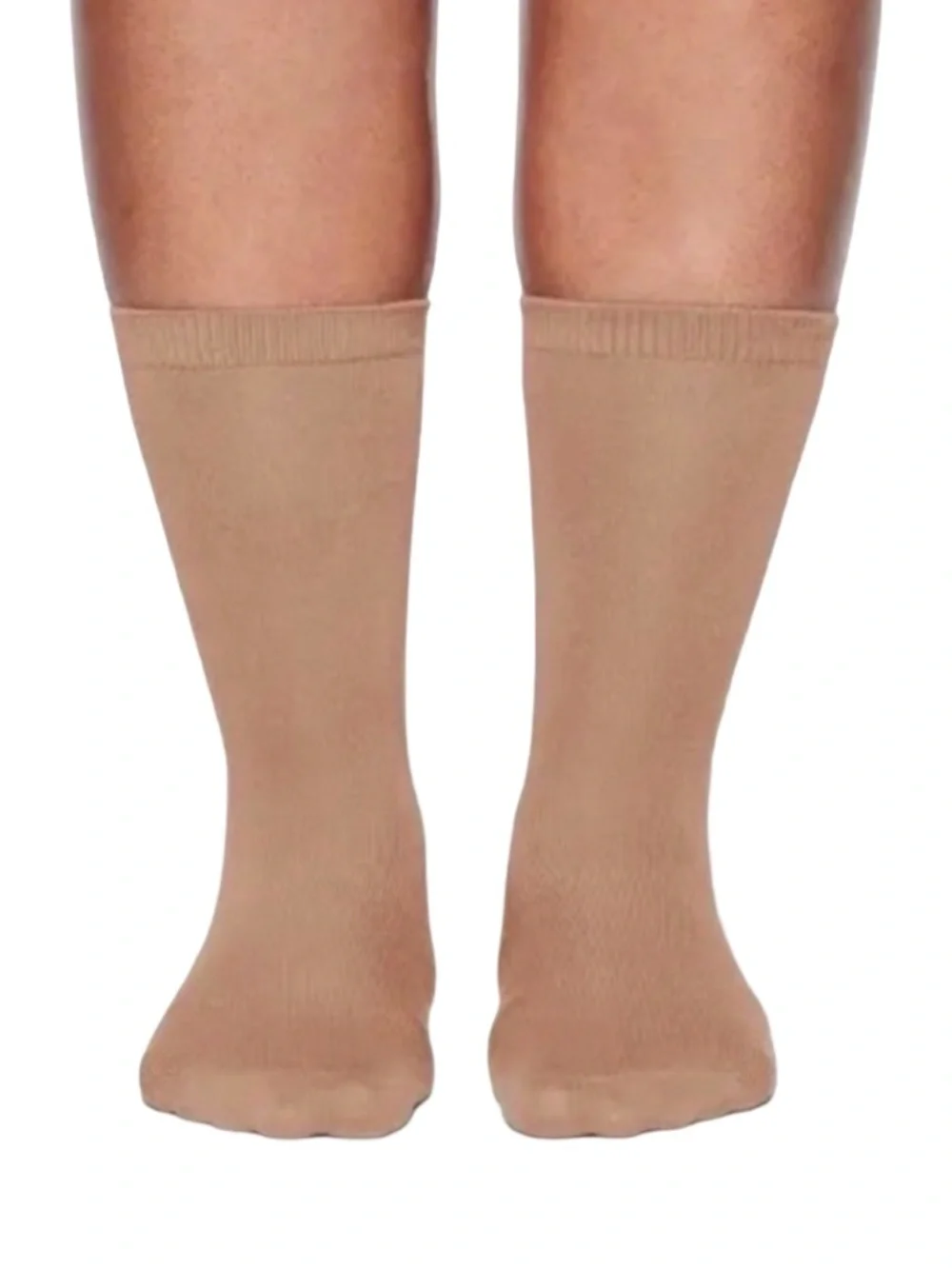SKIMS Everyday Crew Sock - Size Medium - Sienna